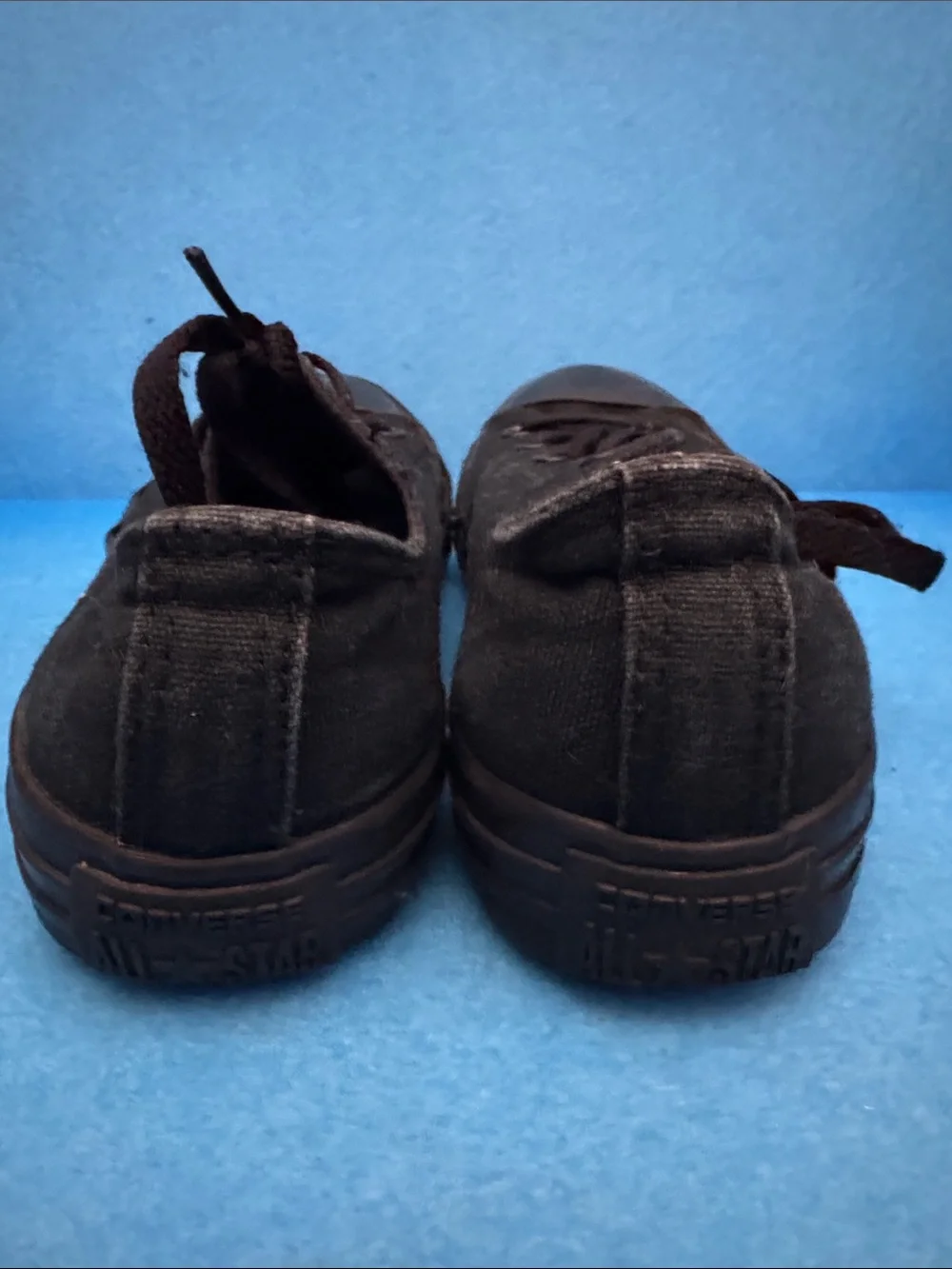 Converse Black Canvas Low-Top Sneakers